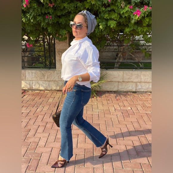 URBAN OUTFITTERS Gray Cotton Head Wrap - Picture 2 of 4